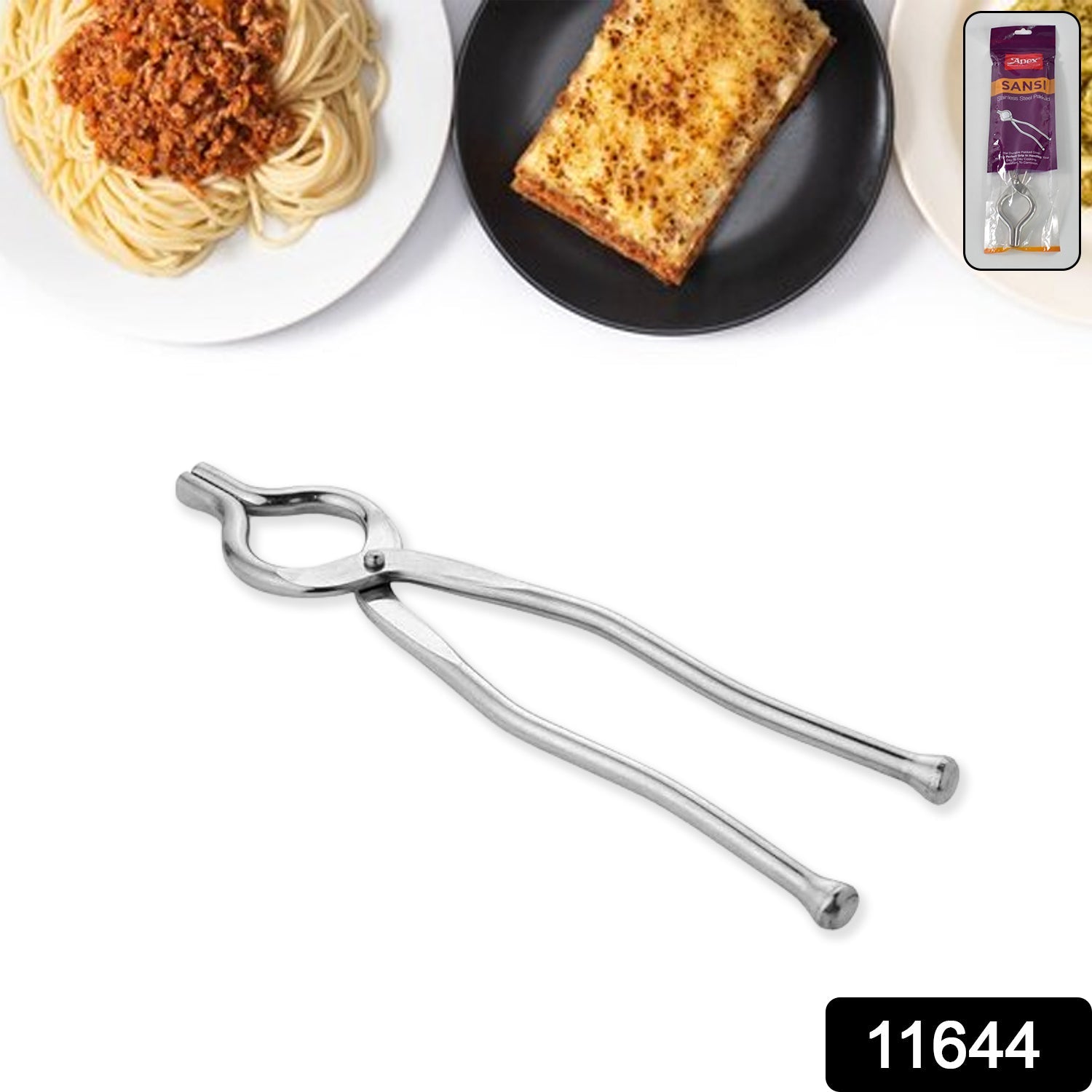 Apex Full Round Sansi – Heavy-Duty Stainless Steel Pakkad | Strong Grip (1 Pc) Apex Full Round Sansi – Heavy-Duty Stainless Steel Pakkad | Strong Grip (1 Pc)